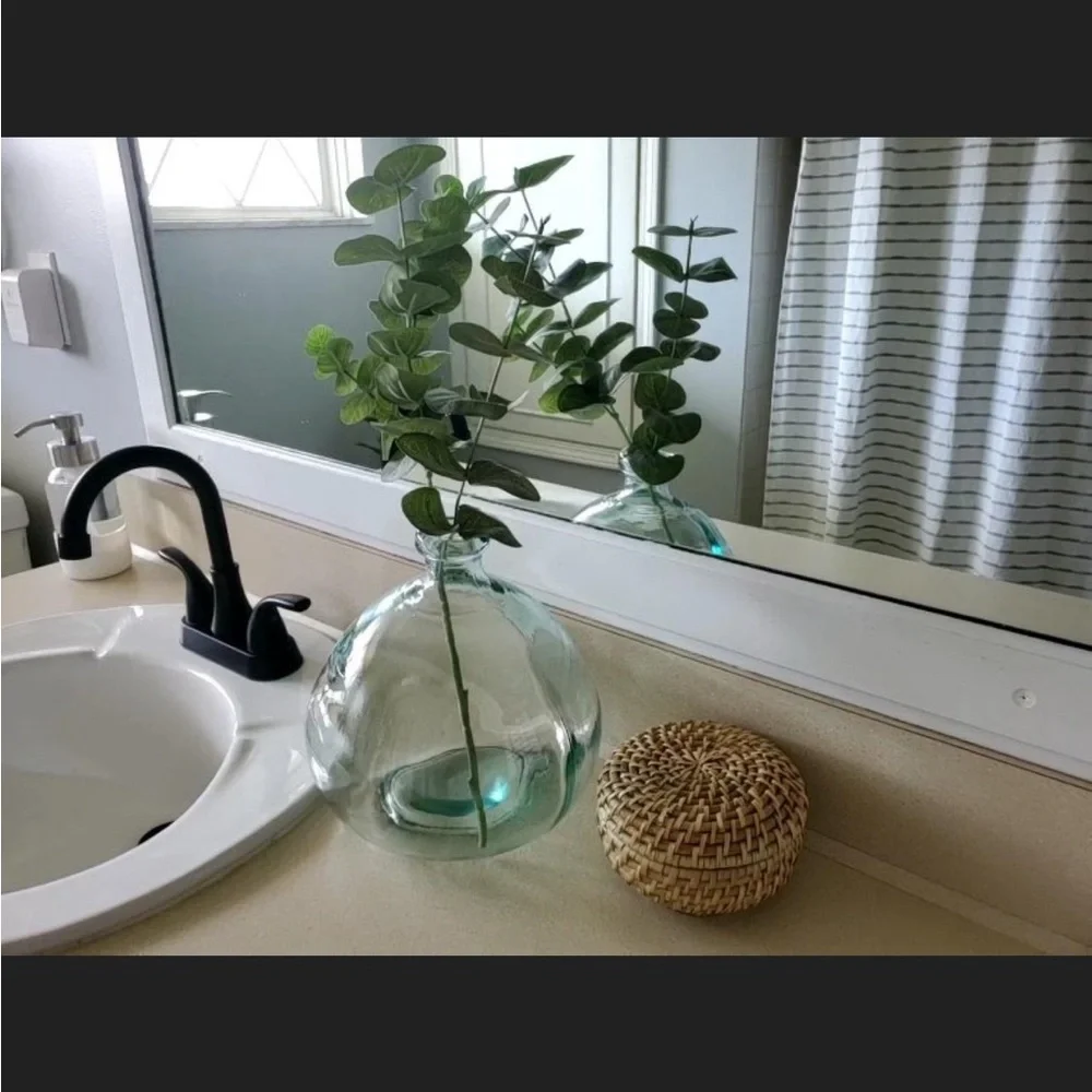 Medium & Small Rattan Woven Basket with Lid Natural Hearth & Hand with Magnolia